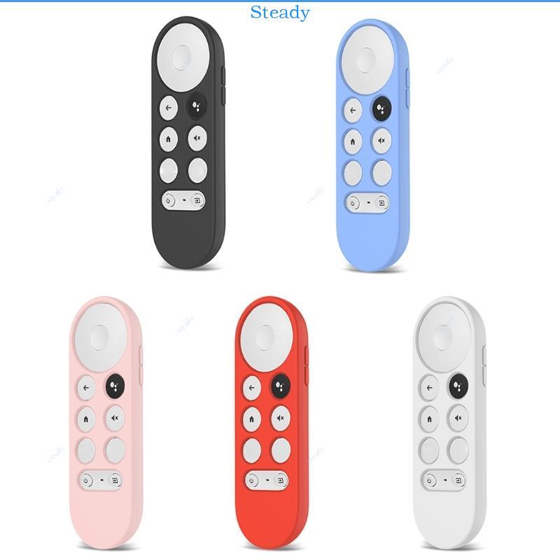 Steady Remote Cover สําหรับซิลิโคนเชลล์สําหรับเคสสกินสําหรับ Chromecast TV 2020 Voice Remote Control