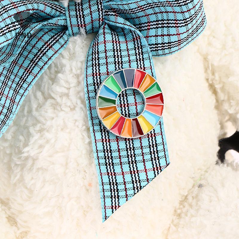 PND Enamal 17 สี Sustainable Development Goals เข็มกลัด United Nations Pin Badge raoog