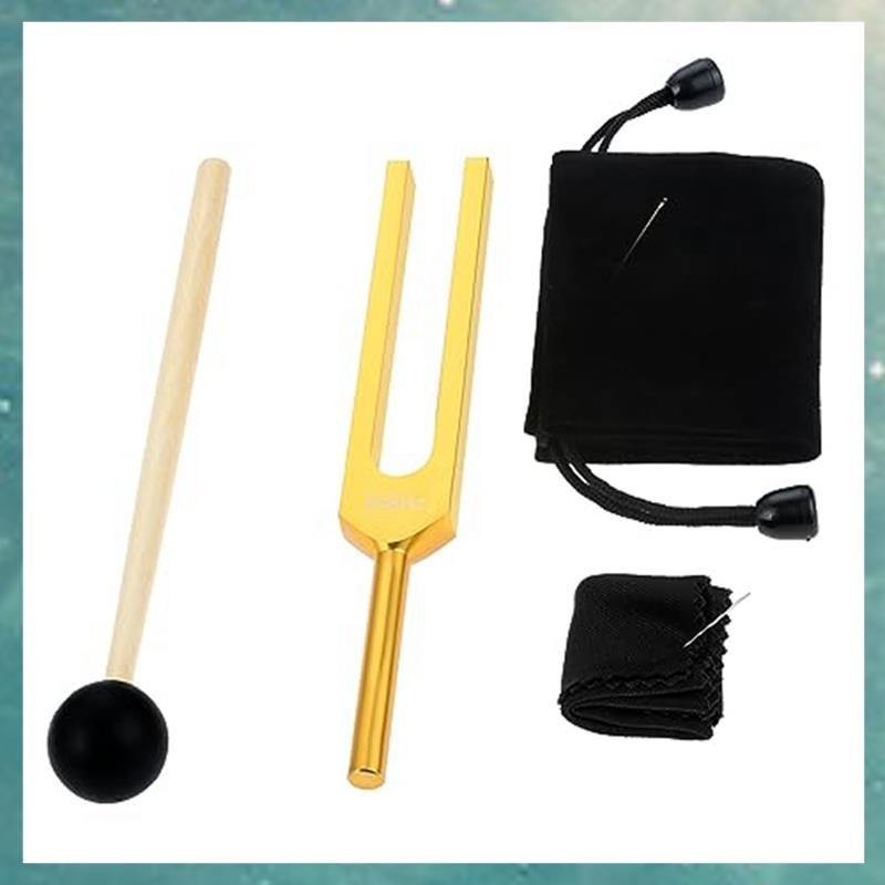 ส้อมปรับแต่ง QLI 528 Hz, ส้อมปรับแต่งสีทอง 528 Hz สําหรับ Healing, เครื่องดนตรี, การทําสมาธิ, ผ่อนคล