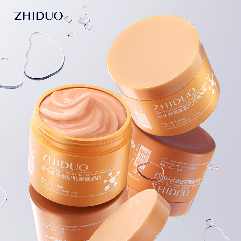 ขายร้อน Zhiduo Astaxanthin Muscle Peptide Cream ครีมบํารุงผิวหน้าให้ความชุ่มชื้นอ่อนโยนผู้ผลิตขายส่ง