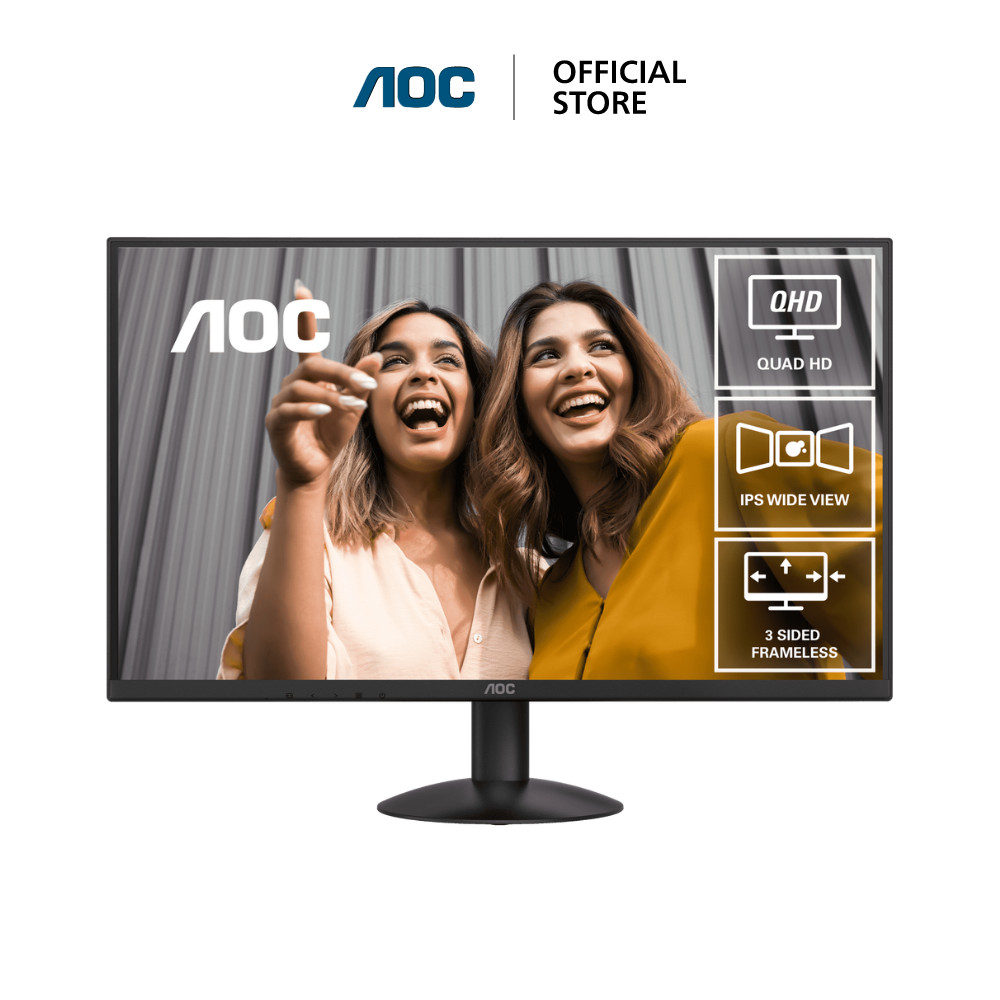 AOC Q27B30E/67  MONITOR (จอมอนิเตอร์) 27" IPS 2K 75Hz 4MS