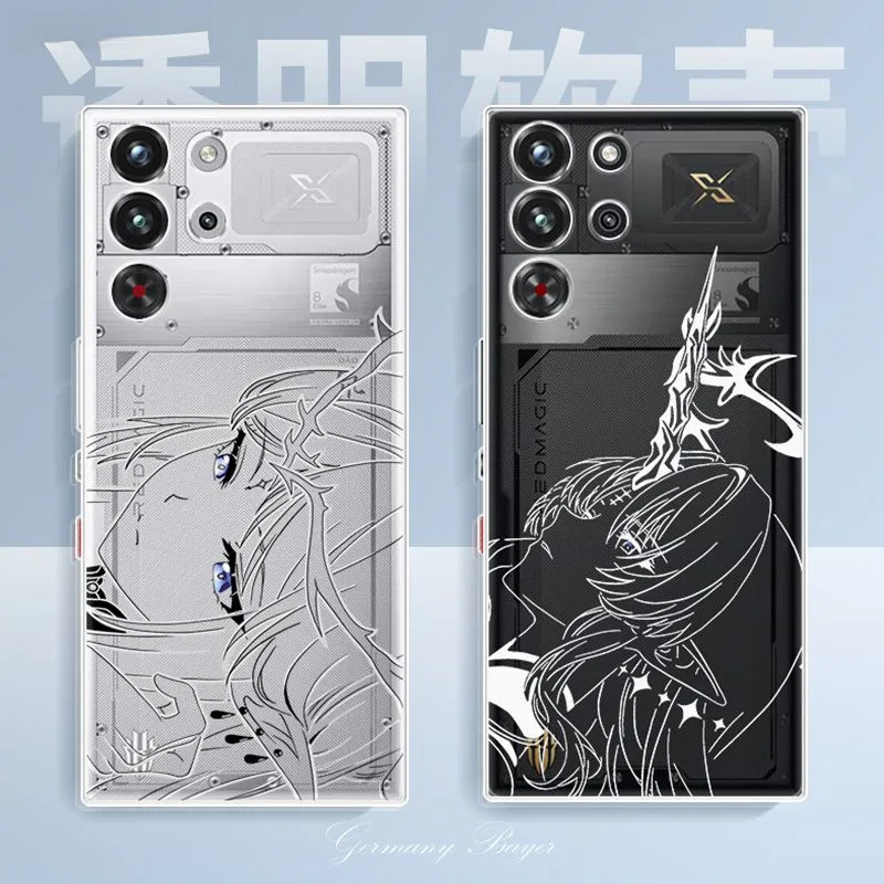 สําหรับ Nubia RedMagic 10 Pro เคสโทรศัพท์ RedMagic 10S Pro + Soft Case XIA ฝาครอบป้องกัน