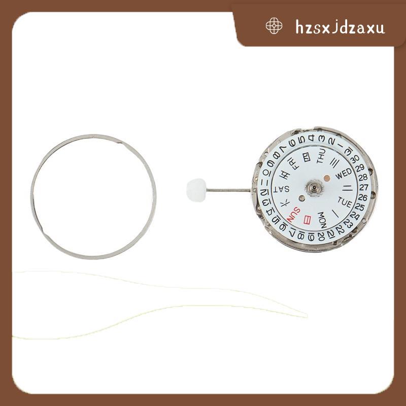 hzsxjdzaxu สวย Miyota 8205 การเคลื่อนไหวนาฬิกาอัตโนมัติ 3 มือวันที่/วันปฏิทินคู่