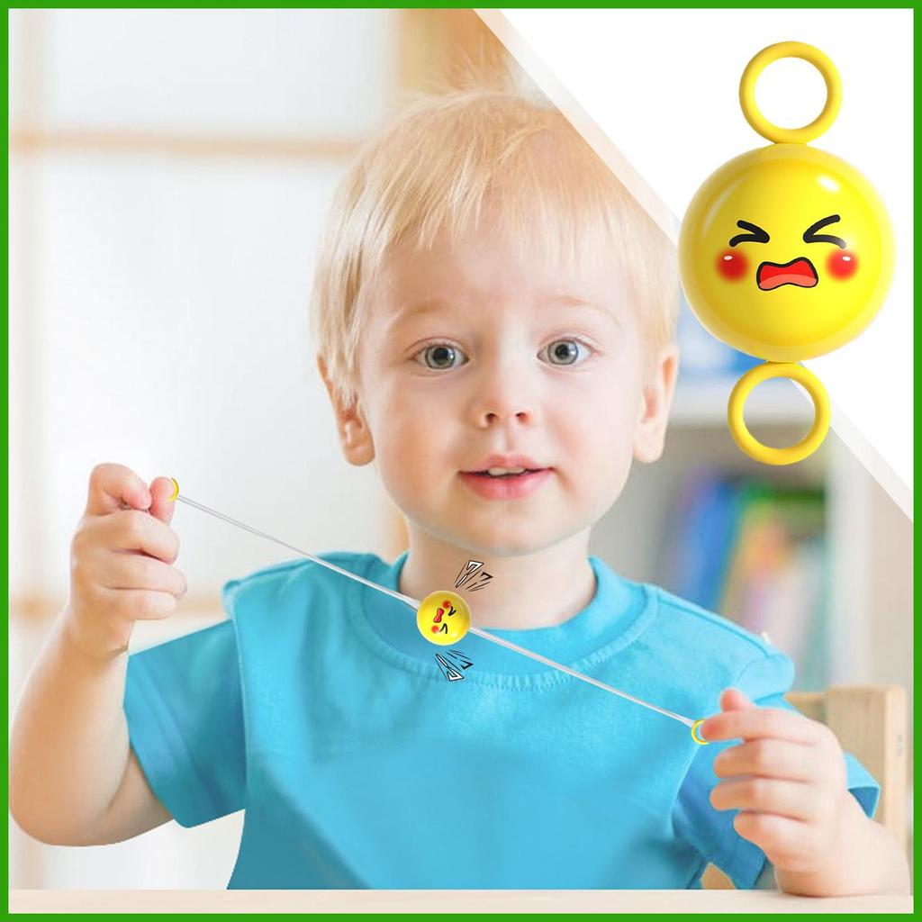 ข้อมือลูกบอลบน String Light Up Balls สําหรับเด็กเชือกยืดหยุ่น Flywheel Spinner ตลก Flywheel Spin Fid