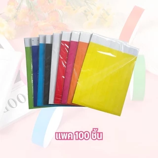 สายรัดข้อมือ ริสแบนด์กระดาษ 100Pcs สำหรับงานอีเวนท์ คอนเสิร์ต ปาร์ตี้ กรุ๊ปทัวร์ สายรัดข้อมือกาว กันน้ำ มีหกสีให้เลือก