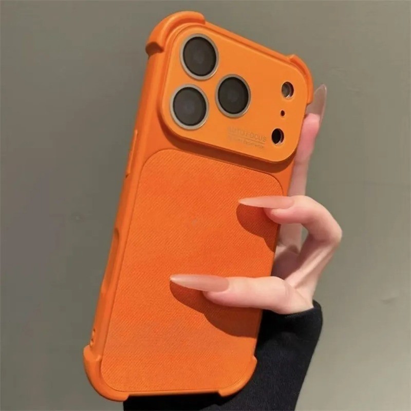 สี่มุมกางเกงยีนส์กันกระแทกเคสโทรศัพท์สําหรับ iPhone 17 Air 16 15 14 13 Pro Max Plus หน้าต่างฝาครอบป้องกันกล้อง ราคา ถูกที่สุด ดีลบีเคเค แกลเลอรีภาพที่ 2