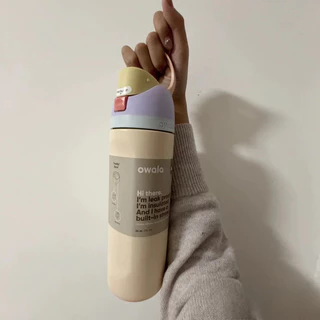 Owala FreeSip พร้อมฝาปิดฟาง 32oz - ขวดน้ําหุ้มฉนวน BPA-Free ป้องกันการรั่วซึมสําหรับการเดินทางในโรงเรียนและกีฬา