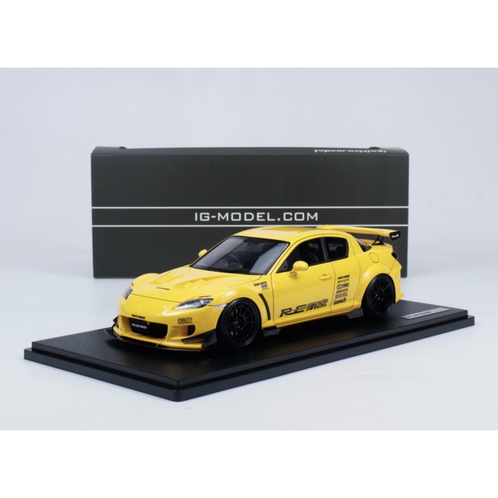 IG 1: 18 Mazda Mazda RX-8 (SE3P) RE Amemiya Amemiya IG3177 ป้ายไปรษณีย์ตรวจสอบหลังจากใบเสร็จรับเงินป