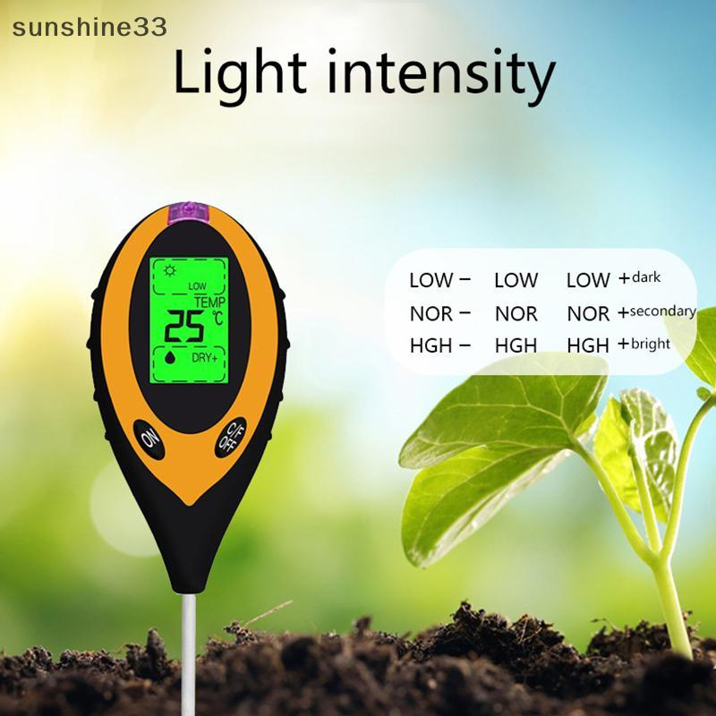 SU Soil Ph Meter Tester Soil Tester Ph Moisture Meter อุณหภูมิแสงแดดการวัดความเข้มการวิเคราะห์การทดส