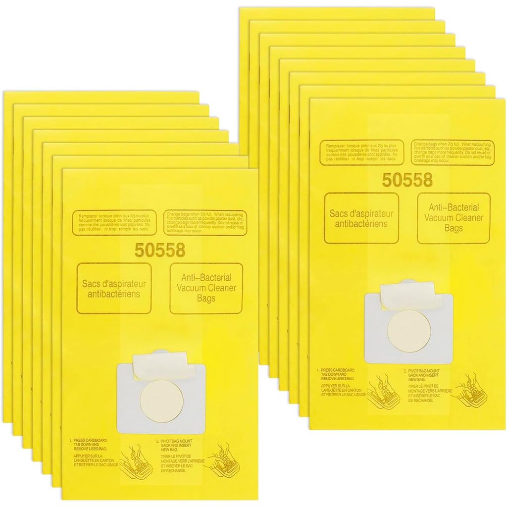 15 แพ็คเครื่องดูดฝุ่นเปลี่ยนกระเป๋าสําหรับ Kenmore Canister Type C/Q 5055 50558, Type C-5 C-18,200 s