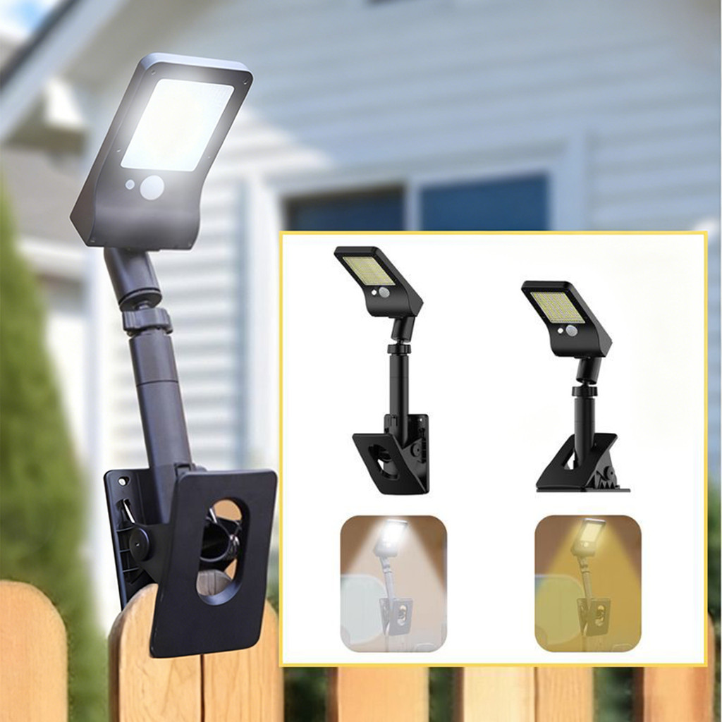 ไฟส่องสว่างกลางแจ้งแบบหนีบใช้พลังงานแสงอาทิตย์ 2 ชิ้น สำหรับใช้งานสองผู้ใช้ เหมาะสำหรับวิลล่า ผนัง สวนสาธารณะ และสถานที่ตั้งแคมป์ - รูปที่ 2