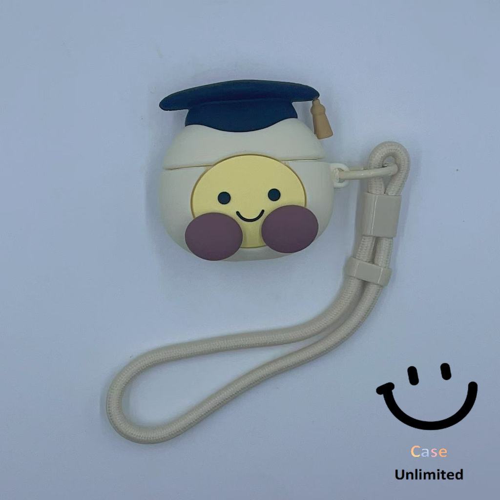 Geek For QPLUS Stereo BT24 เคส Case Headphone Case&Lanyard รูปแบบไข่น่ารักและสนุก