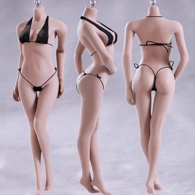 [Boutique] Ready Stock TBLeague 1/6 Headless Steel Bone Female Body White Skin Tone S01A S04B S07C S