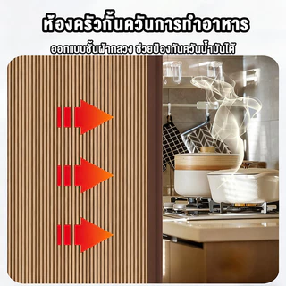 ประตูพับรังผึ้ง ประตูพับซ่อน ฉากกั้นห้อง ประตูบานเลื่อน กันแอร์ ประหยัดไฟ ไม่ต้องเจาะ 80/90/120x200cm