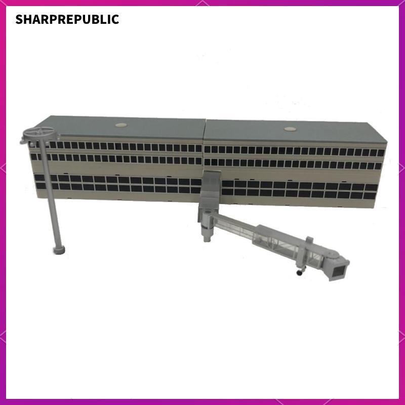 [Sharprepublic] 1/400 ฉากสนามบินจําลองสะพานผู้โดยสารชุดโมเดล DIY Art.-Nr005