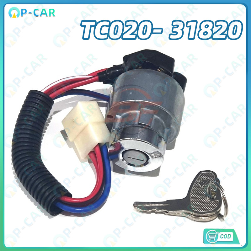 COD สวิทสตาร์ท+กุญแจ รถไถคูโบต้า รุ่น L3200-L3408-L3608-L4508-L4708-L5018-M5000 กุญแจสตาร์ท