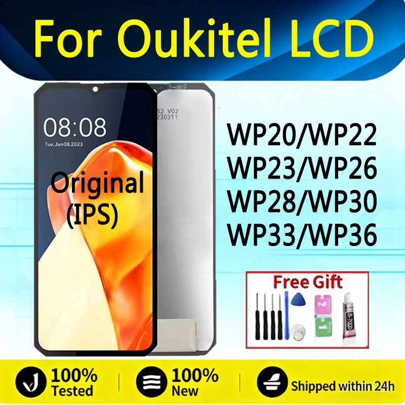 Oukitel WP20 WP32 WP22 WP26 WP23 WP28 WP30 WP30 Pro WP36 WP33 WP36Pro จอแสดงผล LCD หน้าจอสัมผัสเปลี่