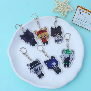 Forsaken Roblox เกมพวงกุญแจน่ารักอะนิเมะรูป Key Holder อุปกรณ์เสริมเครื่องประดับของขวัญ