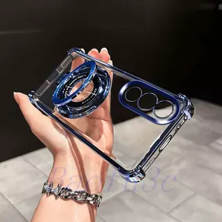 เคส Vivo V70 FE / V60 / V60 Lite / V50 Lite 5G ถุงลมนิรภัยสี่มุมป้องกันการตกเคสโทรศัพท์โปร่งใสพร้อมขายึด CDSJ