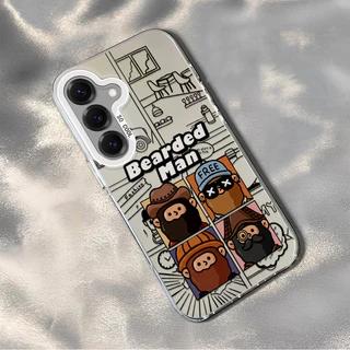ลวดลายการ์ตูน IMD เคส For Samsung A57 A17 A07 A56 A36 A55 A06 A05S A15 A35 A54 เคสโทรศัพท์ เคสมือถือ