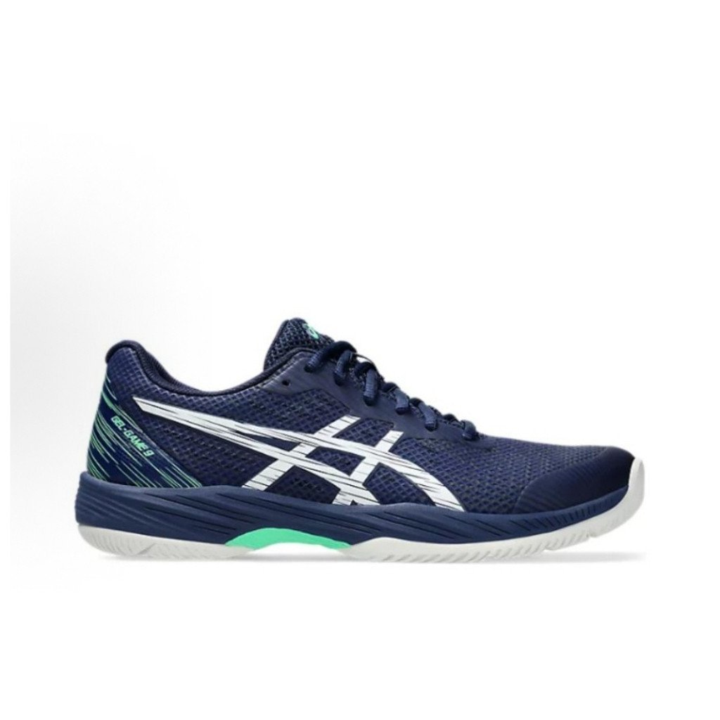 MFNA Asics Gel-Game 9 รองเท้าเทนนิส Low Cut ผู้ชายและผู้หญิงสบายและทนทานสีน้ําเงิน M9UD LWE8 Q94V