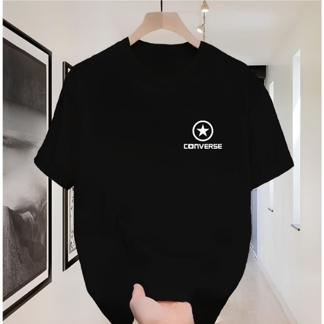 เสื้อยืด Converse ผ้าฝ้าย 100% พรีเมียมเนื้อหนา