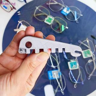 [เหมา] 3D การพิมพ์ Multi-function แว่นตาแว่นตากรอบดัดเครื่องมือ Plier ปรับแว่นตาขอบขาวัดสะพานแผ่นรองจมูกซ่อมเครื่องมือ [MT]
