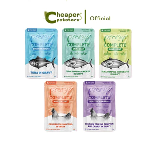[ยกโหล 12 ซอง] Pramy อาหารเปียกแมวพรามี่ สูตร Complete & Balance ขนาด 60 กรัม (Cat Wet Food,Pramy,Balance,Complete)