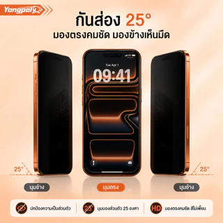 ฟิล์มกระจกเต็มจอไร้ขอบด้าน+กันมองESD กันไฟฟ้าสถิตย์ สำหรับ IPHONE 16PROMAX 17AIR 16PLUS 17PROAMX11 XR 12PRO 1315PROMAX