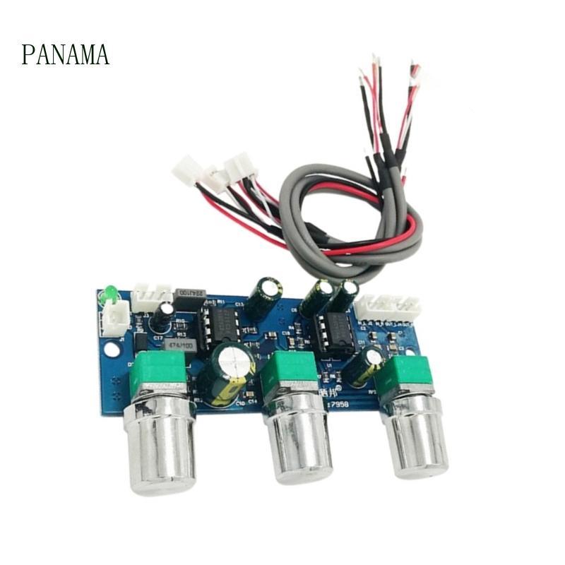 NAMA NE5532 2 1CH Preamp Tone Control Circuit Board สําหรับการปรับความถี่เบส