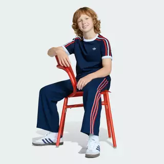 adidas ไลฟ์สไตล์ เสื้อยืด 3-Stripes เด็ก สีน้ำเงิน KC9509