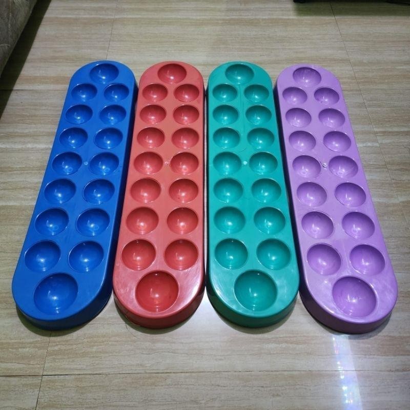 จัดส่งฟรี Dagon Congklak ของเล่นเพื่อการศึกษาหินอ่อนพลาสติกสําหรับเด็กเหมาะสําหรับแขวน SNI