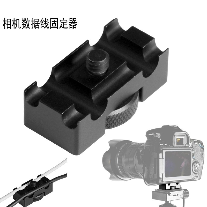 เหมาะสําหรับ Canon 5D3 5D4 6D2 SLR กล้อง Data CABLE Clamp CABLE Fixer Anti-Pull Online Fixer