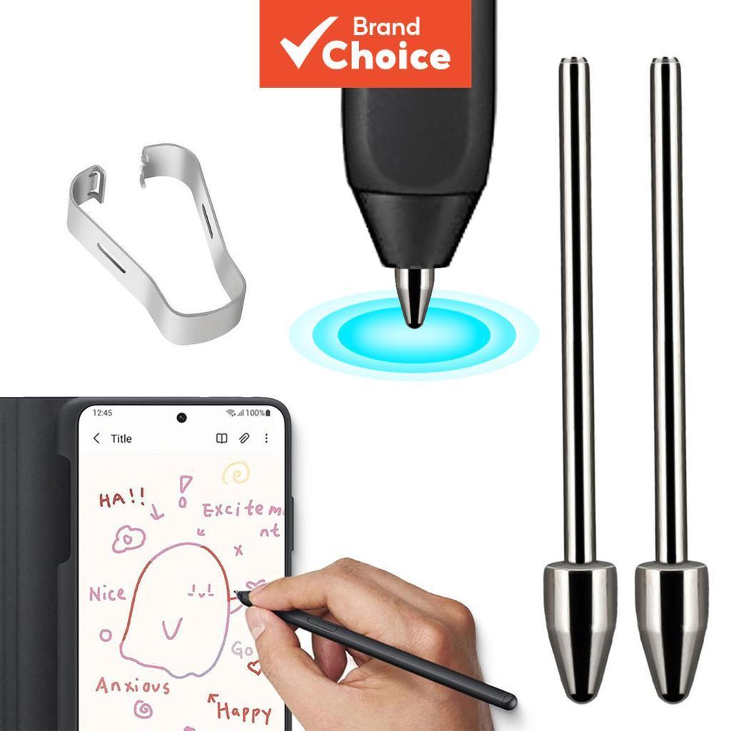 Fonken ปลายปากกาโลหะสํารองสําหรับ Samsung Tab S6 S7 S8 S9 Series SPen ปลายปากกา Samsung Galaxy Note20 Note10 ปลายสไตลัส Samsung S22 S23 S24 Ultra หัวปากกาสํารอง
