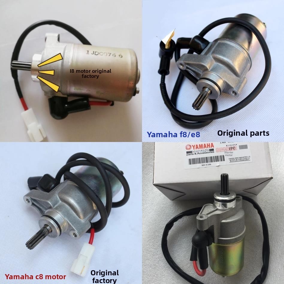 Yamaha Motorcycle Parts C8 F8 E8 i8 Starter Motor Starter Motor Motor Bridge Gear