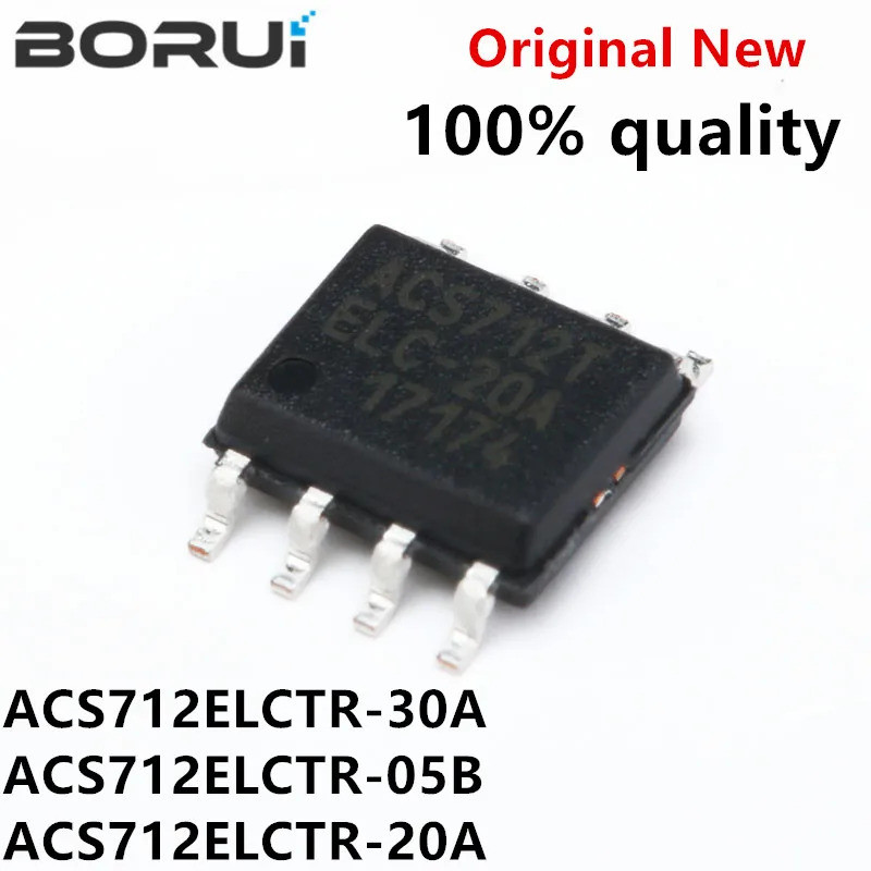 2pcs ACS712ELCTR-20A SOP-8 ACS712-20A ACS712T ACS712TELC-20A ACS712 SOP ACS712ELCTR-05B ACS712S712EL