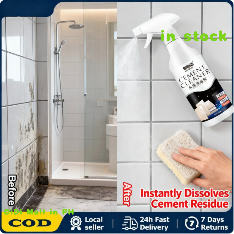 500ml Fast-Acting Cement Solvent Spray Professional Cement & Tile Stain Remover - ปลอดภัยสําหรับรถยน