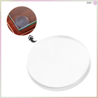 ☕ Oatipho แผ่นรองโต๊ะกระจกใส 25 มม. กลมใส 12 ชิ้น แผ่นยางยึด…