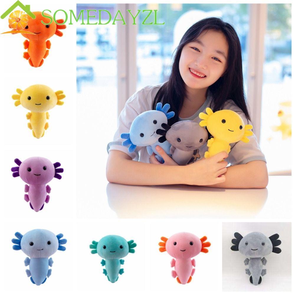 SOMEDAYZL 20 ซม.Axolotl ของเล่นตุ๊กตา, Plushie Axolotl Salamander Axolotl ตุ๊กตาสัตว์ Plushie ตุ๊กตา