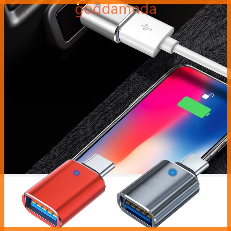 GODD USB C Female to USB Male Adapter Ctype to USB3 0 อะแดปเตอร์ชาร์จสําหรับโทรศัพท์