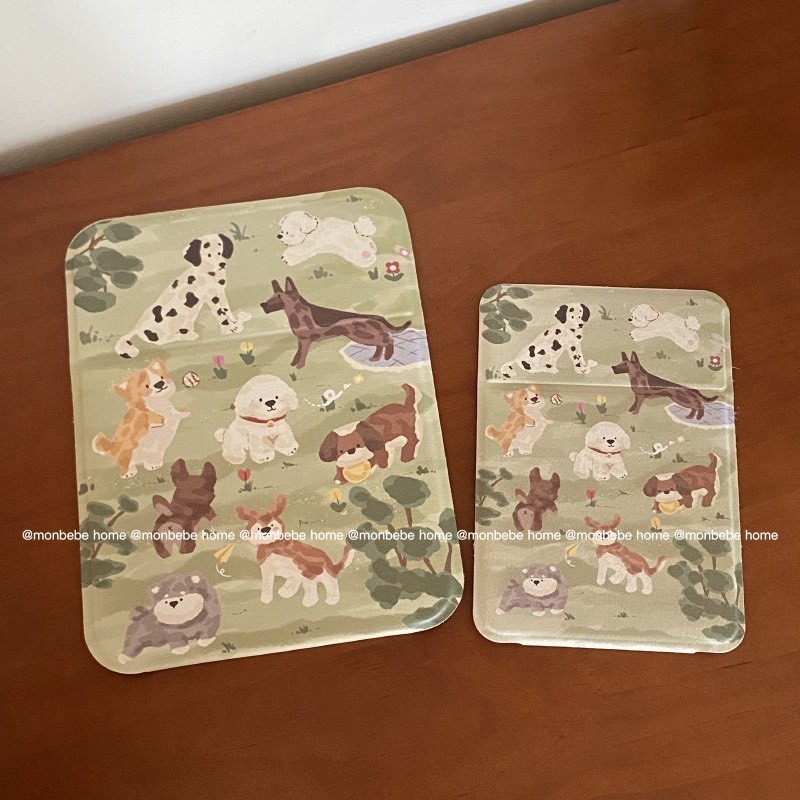 กระจกแต่งหน้า กระจกตั้งโต๊ะ กระจกพับ ลายสุนัขins  มี 2 ​​ขนาด พร้อมส่ง