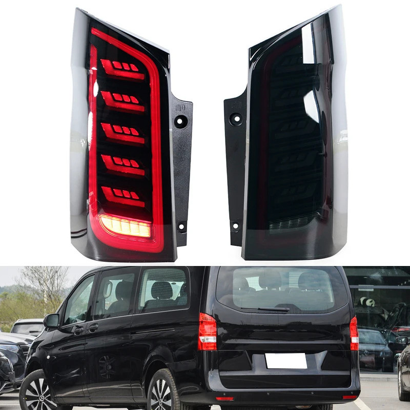 สําหรับ Mercedes-Benz Vito W447 V260 V250 V220 2016-2021 ไฟท้ายรถ LED DRL แบบไดนามิกสัญญาณเบรคย้อนกล