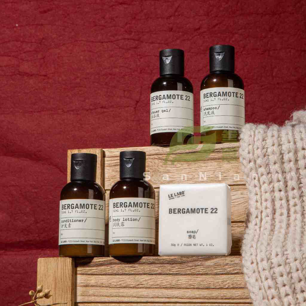 ️ แชมพูโรงแรม ️Park Hyatt Lelabo22 แชมพูมะกรูด ครีมนวดผม เจลอาบน้ํา มอยเจอร์ไรเซอร์ 50ml ชุดเดินทางด