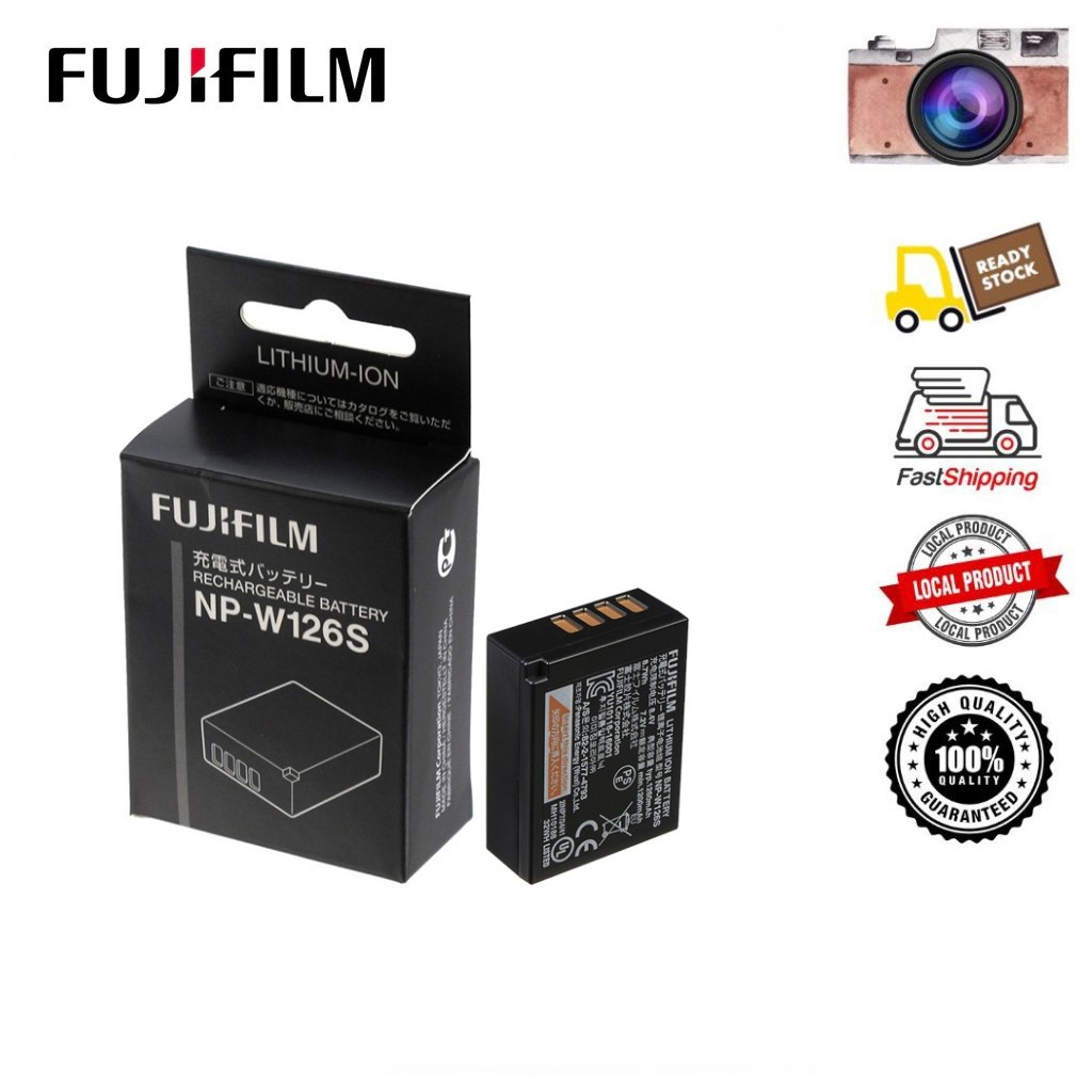 Fujifilm Battery NP-W126S แบตแท้ แบตสำรอง For X-Series XT30 XT30II XT4 XT20 XT1 XT2 XT3 XT100 XT200 