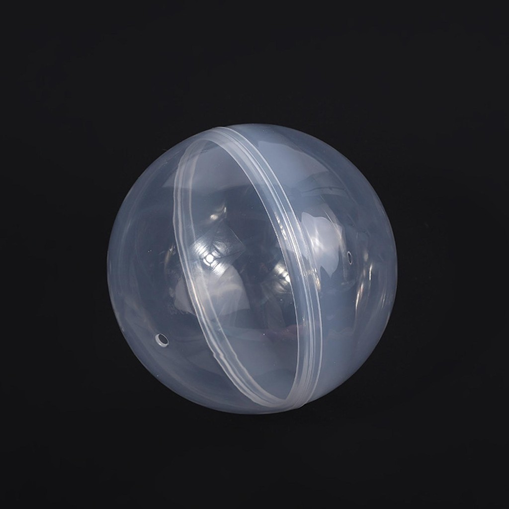 Better_Life Fully Transparent Ball Machine Round Gashapon Fillable Eggs เครื่องประดับอีสเตอร์เปลือกพ