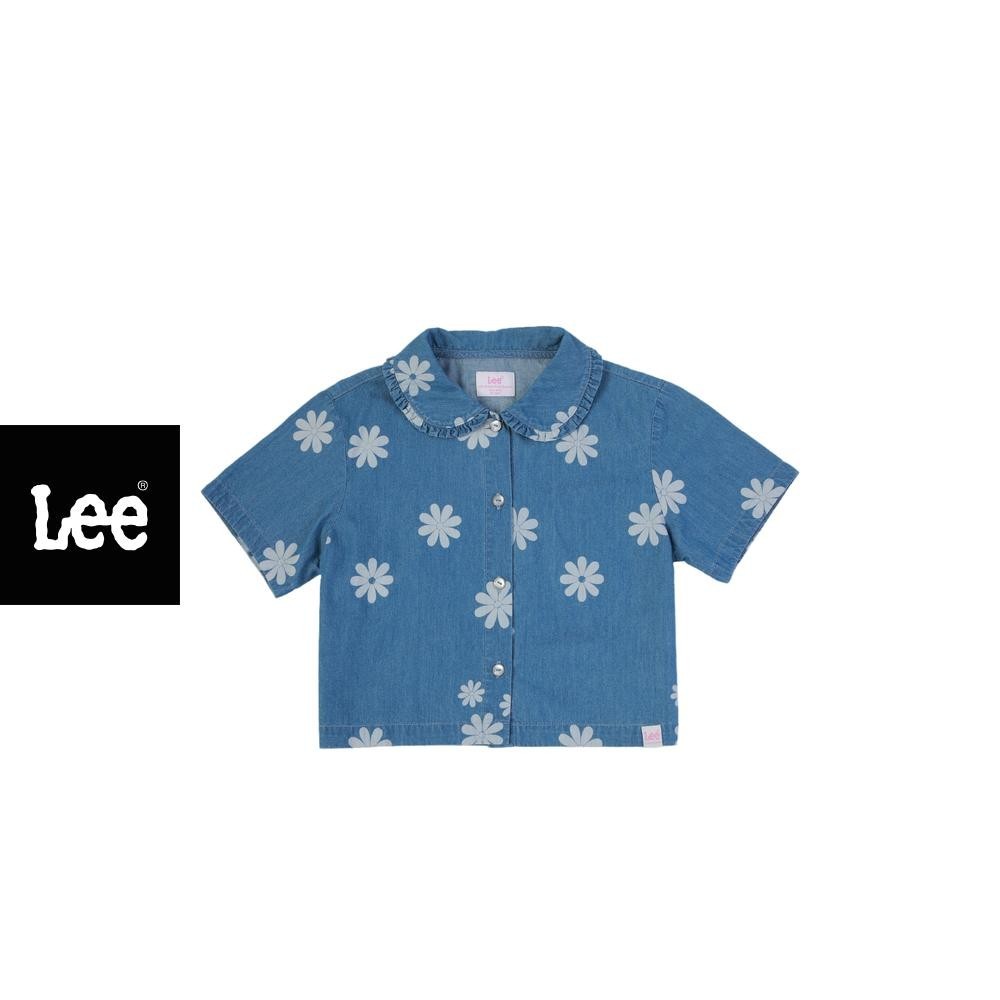 LEE KIDS เสื้อเชิ้ตแขนสั้นเด็กผู้หญิง คอลเลคชั่น Little Pink รุ่น LK S525GSHSN13