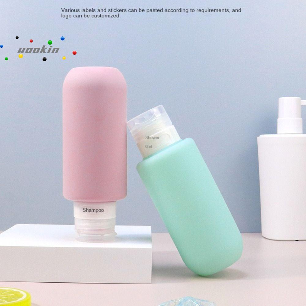 UOOKIN 200ml ขวดเปล่าอุปกรณ์เสริมสําหรับเดินทางเจลอาบน้ําความจุขนาดใหญ่แชมพูบีบภาชนะ