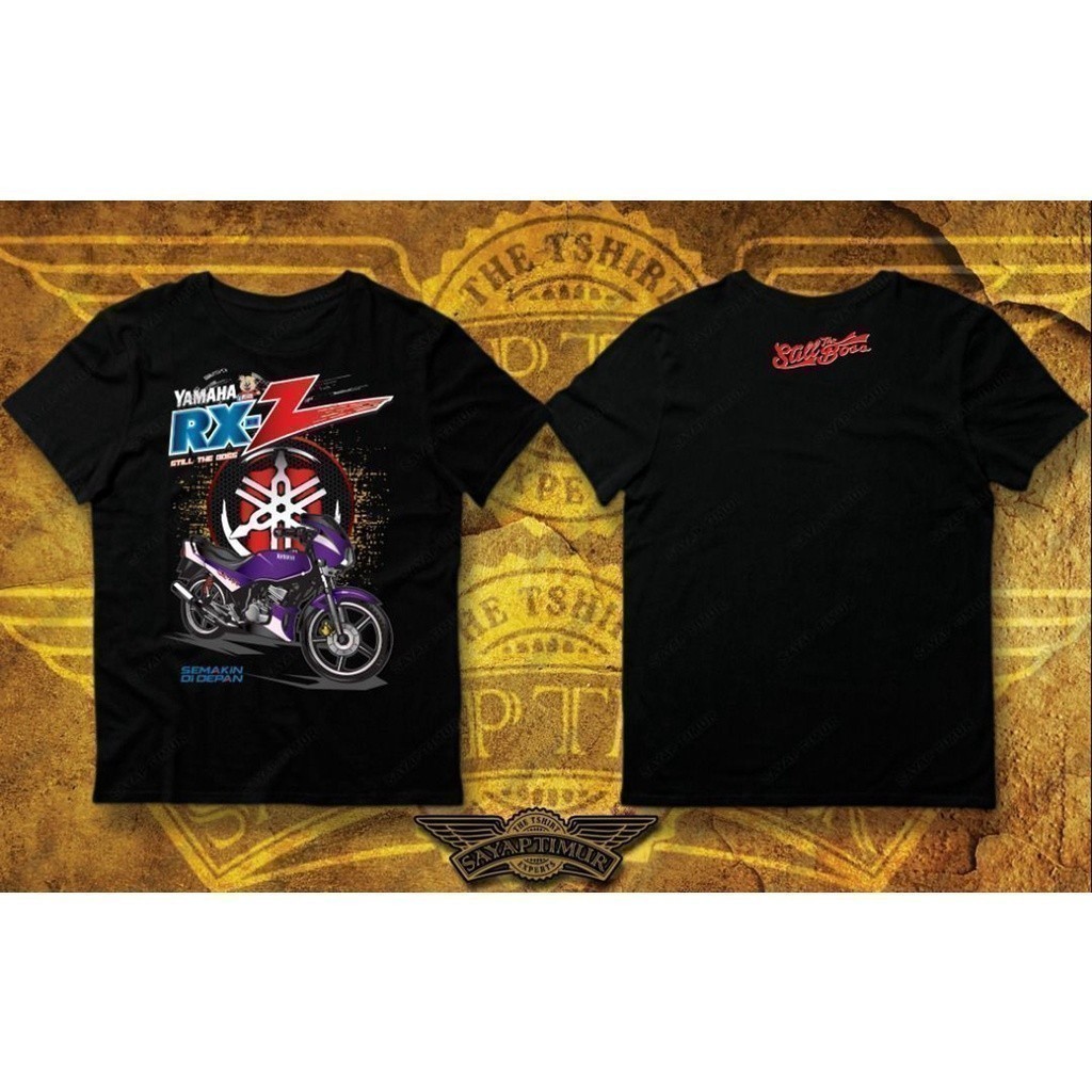 Yamaha 2025 แฟชั่น RXZ RX-Z Energy D1 (เสื้อยืดสีม่วง+ดํา)