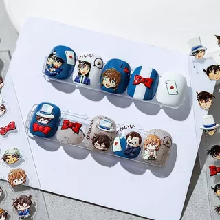 นักสืบโคนันชินิจิสติกเกอร์แต่งเล็บขายส่งการ์ตูนนูนสติกเกอร์แต่งเล็บกันน้ํา ไอแพด สติ๊กเกอร์โทรศัพท์มือถือ