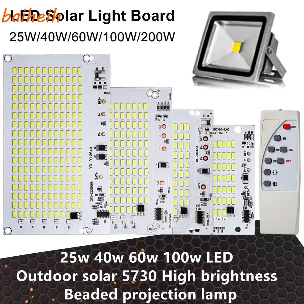 BAIHEIH 1 ชิ้นไฟ LED ความสว่างสูง 25/40/60/100/250 วัตต์แผงแหล่งกําเนิดแสง, พร้อมรีโมทคอนโทรล SMD5730 แสงสีขาวรีโมทคอนโทรล Floodlight